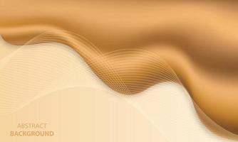 Abstract luxury golden lines background with glow effect vector