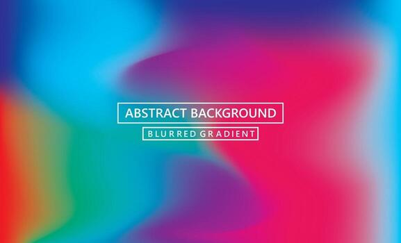Abstract blurred gradient mesh background vector