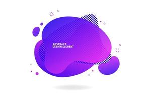 Abstract modern purple graphic elements template. vector