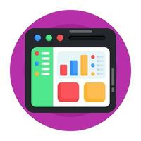Web Data  Analytics vector