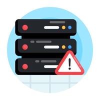Server Error and caution vector