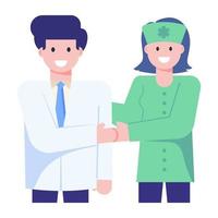 Medical Staff and Doctors vector