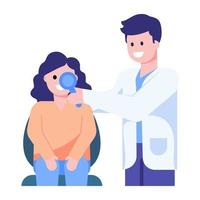 Eye Check up vector