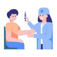 Patient Injection  and vaccination vector