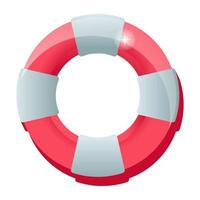 Lifeboat and Wheel vector