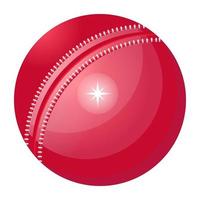 pelota de cricket y deportes vector