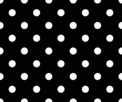 black and white polka dot pattern abstract background vector