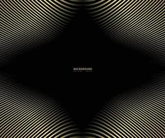 Striped gold line texture. Abstract warped Diagonal Striped Background vector