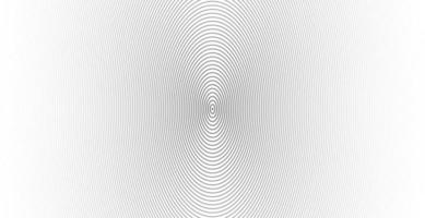 Concentric circle for sound wave. Abstract circle line pattern vector