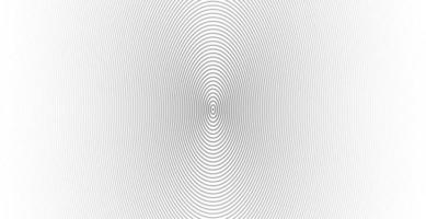 Concentric circle for sound wave. Abstract circle line pattern vector