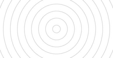 Concentric circle for sound wave. Abstract circle line pattern vector