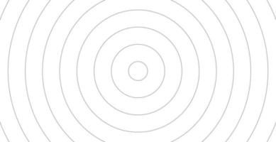 Concentric circle for sound wave. Abstract circle line pattern vector