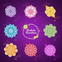 Raksha Bandhan Elements vector