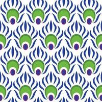 peacock pattern seemless vector image