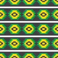 etnic pattern background vector image