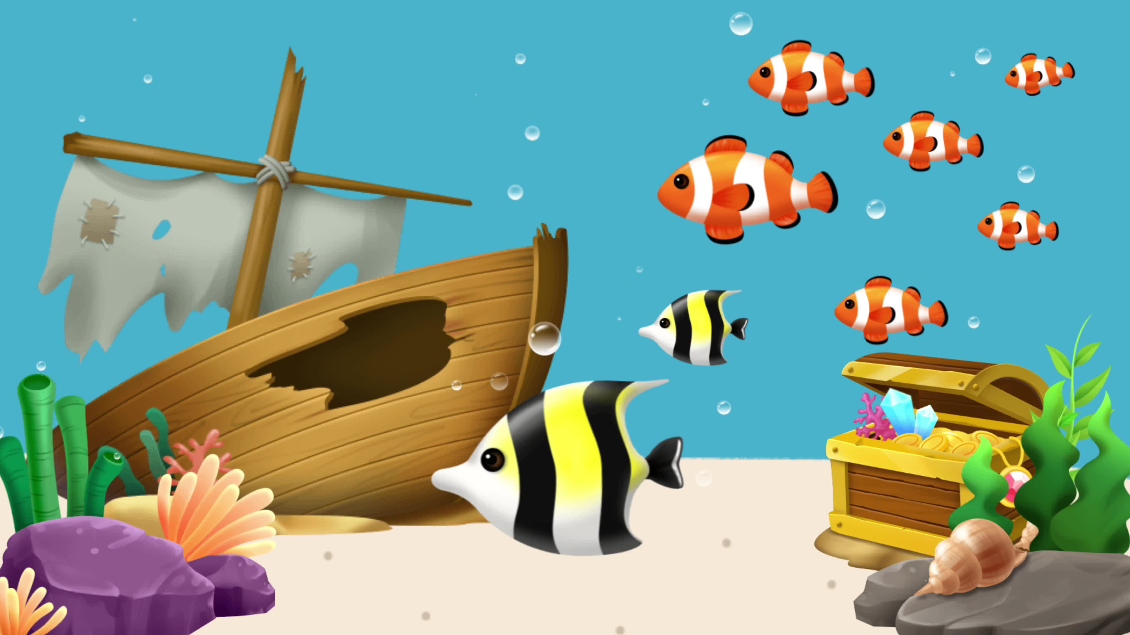 Cartoon Fish Stock Video Footage for Free Download