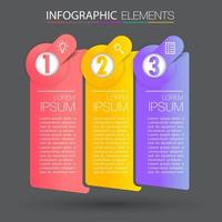 modern text box template, banner Infographics vector