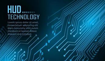 cyber circuit future technology concept background vector