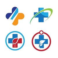 Medical care logo images vector