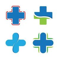 Medical care logo images vector