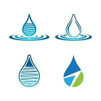 Water drop logo images vector