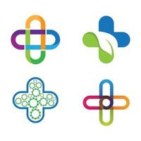 Medical care logo images vector