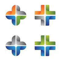 Medical care logo images vector