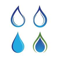 Water drop logo images vector