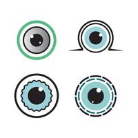 Eye care logo images vector