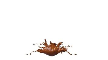 Chocolate Splash with Droplets video