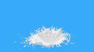 Milk Splash Slow Motion Explosion video