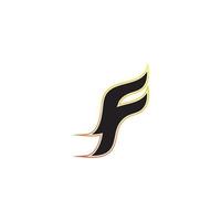 F Letter vector icon