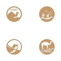 Camel icon vector template illustration