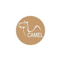 Camel icon vector template illustration