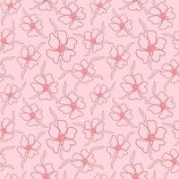 Floral delicate pattern vector illustration