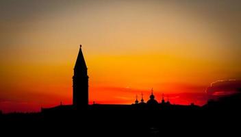 Sunset in Venice, Italy photo