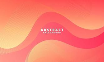 Abstract Pink Fluid Wave Background vector