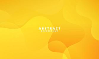 Abstract Yellow Fluid Wave Background vector