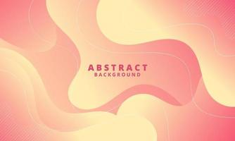 Abstract Pink Fluid Wave Background vector