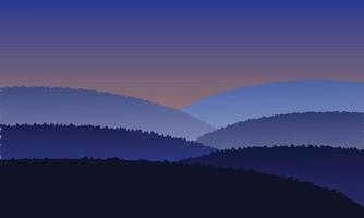 sunrise over mountains free vector