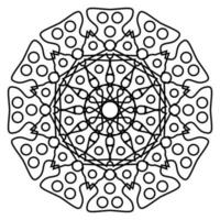 Mandala for Coloring book page vector