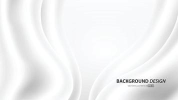 Empty gray fabric wave backgound. product display vector