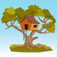 Tree House Illustration vector