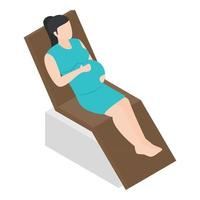 Pregnant Lady Concepts vector