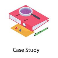 Case Study Concepts vector