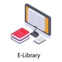 Online Library Software vector