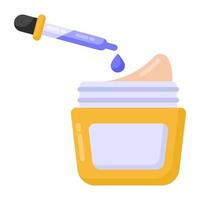 Beauty Cream Jar vector