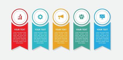 Infographic Business Template Design vector
