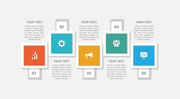 Infographic Business Template Design vector