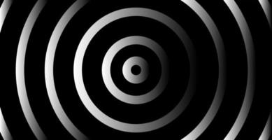 Concentric circle for sound wave. Abstract circle line pattern vector